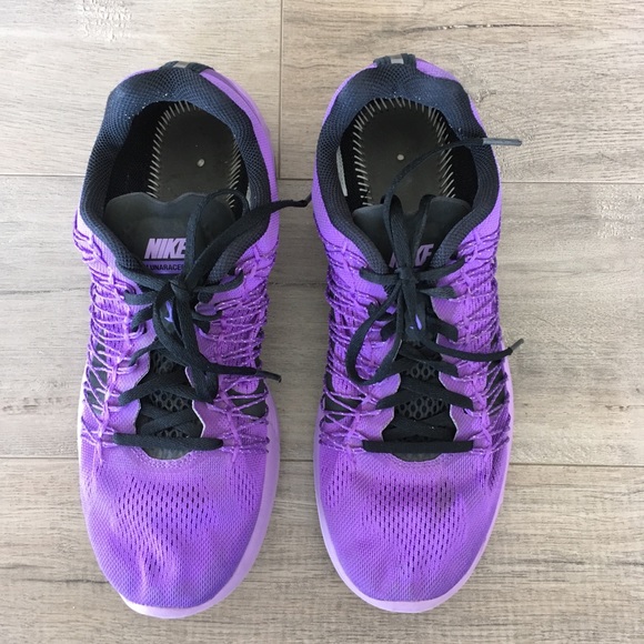 NIKE ~ lunaracer 3 purple & black flywire sneaker - Picture 3 of 8